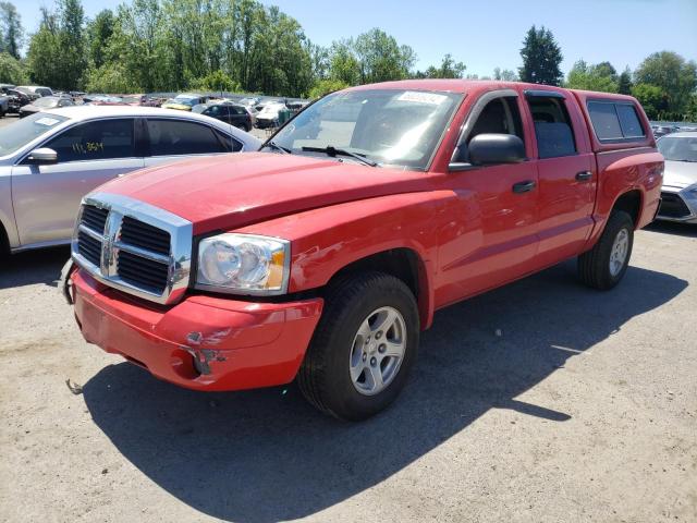 1D7HW48N16S589541 - 2006 DODGE DAKOTA QUA RED photo 2