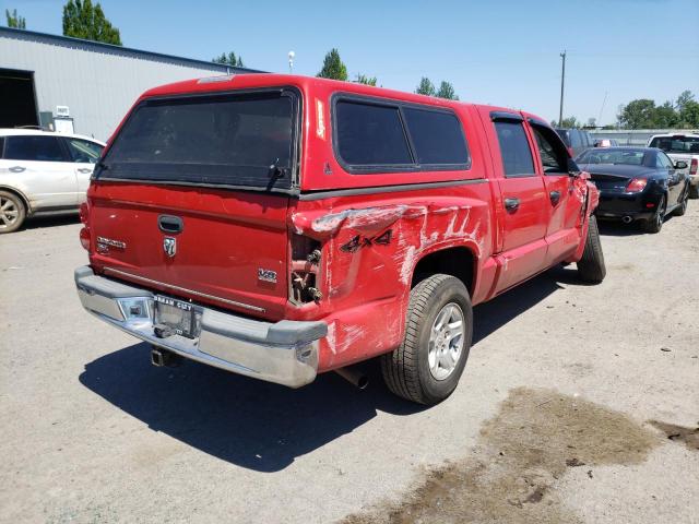 1D7HW48N16S589541 - 2006 DODGE DAKOTA QUA RED photo 4