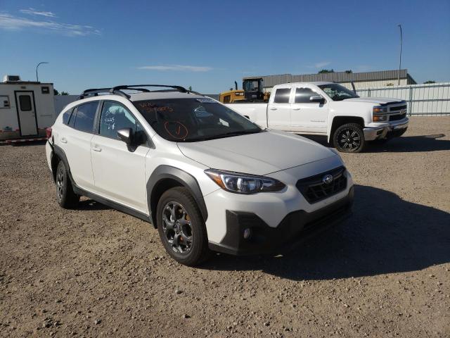 JF2GTHRC4MH385203 - 2021 SUBARU CROSSTREK WHITE photo 1