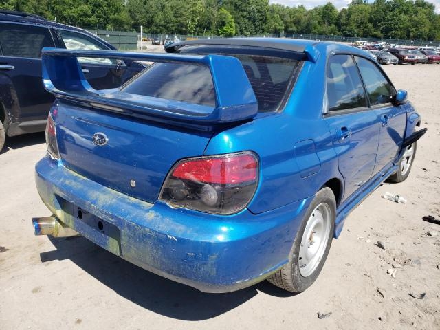 JF1GD29624G503277 - 2004 SUBARU IMPREZA BLUE photo 4