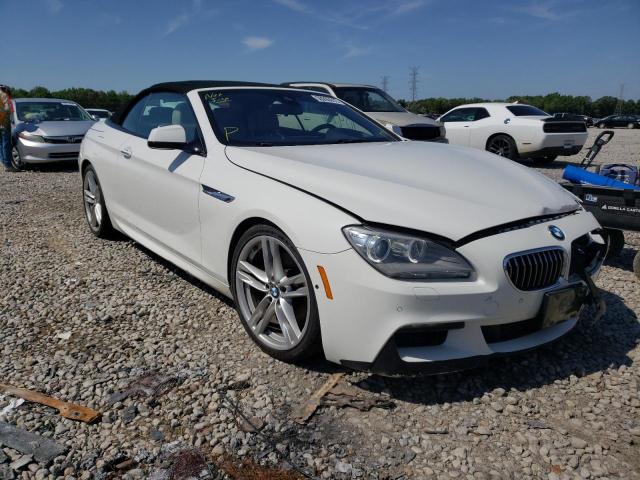 WBALW7C55EDX58747 - 2014 BMW 640 I WHITE photo 1