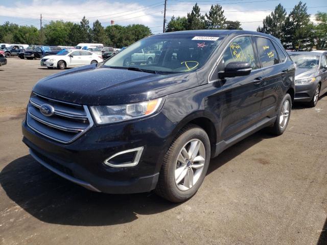 2FMPK4J80JBC11148 - 2018 FORD EDGE SEL BLACK photo 2