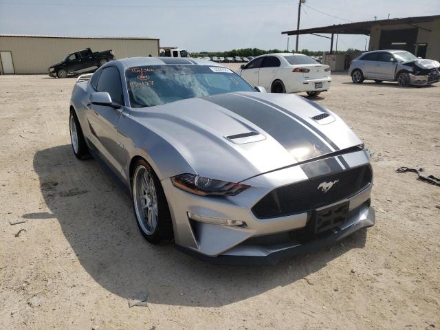 1FA6P8CF5M5112487 - 2021 FORD MUSTANG GT SILVER photo 1