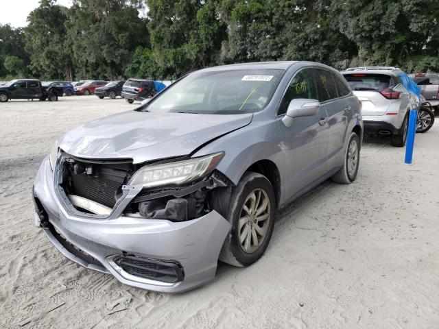 5J8TB3H33GL006392 - 2016 ACURA RDX SILVER photo 2