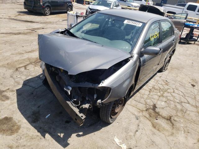 2T1BR32E75C422966 - 2005 TOYOTA COROLLA CE GRAY photo 2