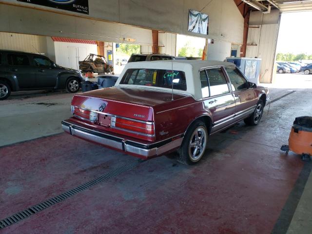 1G4CW54C7K1645573 - 1989 BUICK ELECTRA PA RED photo 4