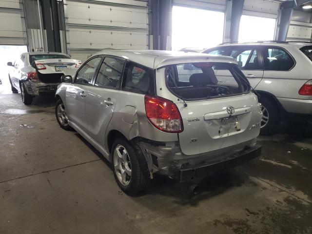 2T1KR32E53C064733 - 2003 TOYOTA MATRIX SILVER photo 3
