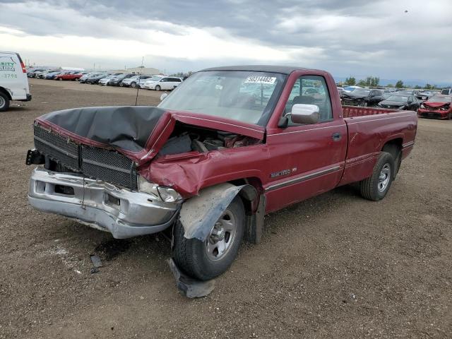 1B7HC16Y2RS737327 - 1994 DODGE 1500 RAM V MAROON photo 2