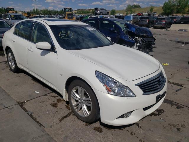 JN1CV6AR8FM650701 - 2015 INFINITI Q40 WHITE photo 1