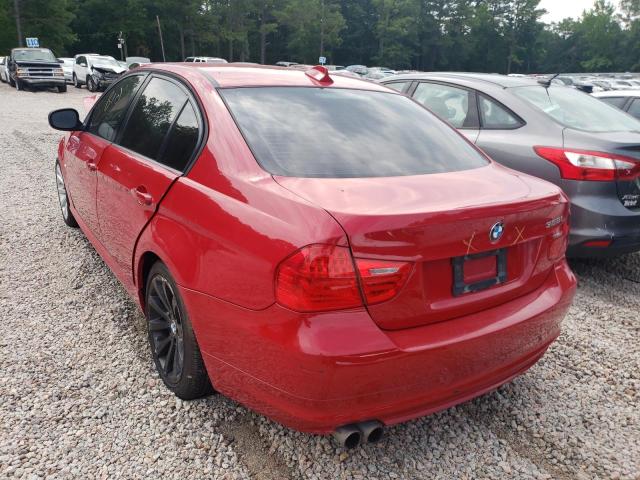 WBAPK7C55BA816642 - 2011 BMW 328I RED photo 3