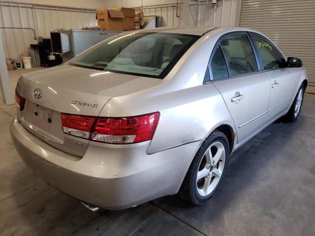 5NPEU46F06H068355 - 2006 HYUNDAI SONATA GLS TAN photo 4