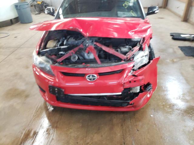 JTKJF5C70D3053819 - 2013 TOYOTA SCION TC 红色 照片 9