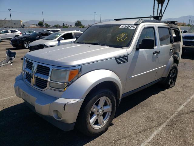 1D8GU58K57W663109 - 2007 DODGE NITRO SLT SILVER photo 2