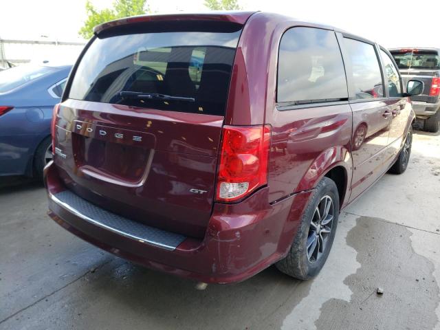 2C4RDGEG9HR626660 - 2017 DODGE GRAND CARA MAROON photo 4