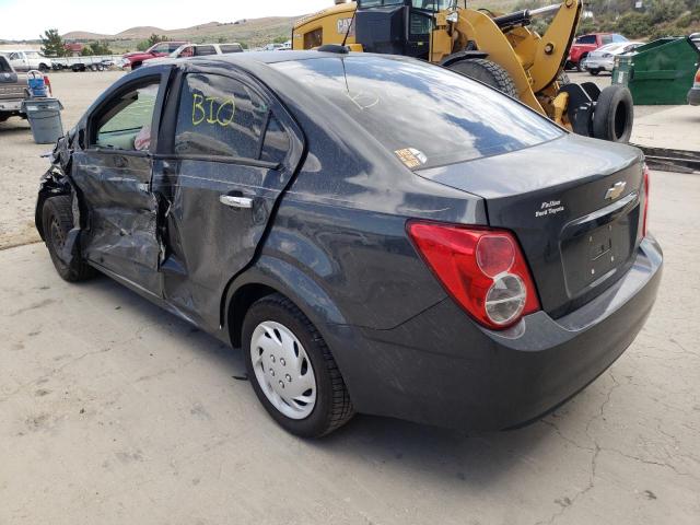 1G1JA5SH2G4140631 - 2016 CHEVROLET SONIC LS GRAY photo 3