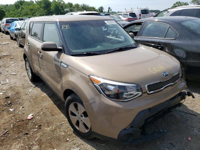 KNDJN2A21G7266792 - 2016 KIA SOUL TAN photo 1