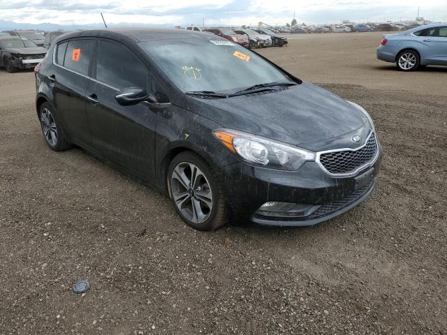 KNAFX5A83G5629298 - 2016 KIA FORTE EX BLACK photo 1