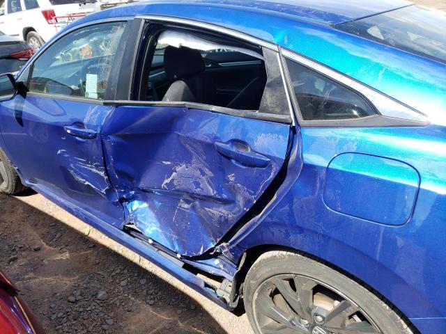 2HGFC2F80KH551720 - 2019 HONDA CIVIC SPOR BLUE photo 9