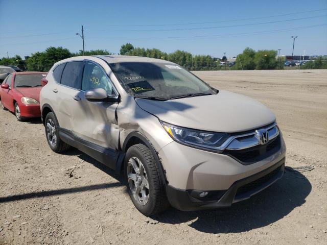 2HKRW2H85JH670563 - 2018 HONDA CR-V EXL TAN photo 1