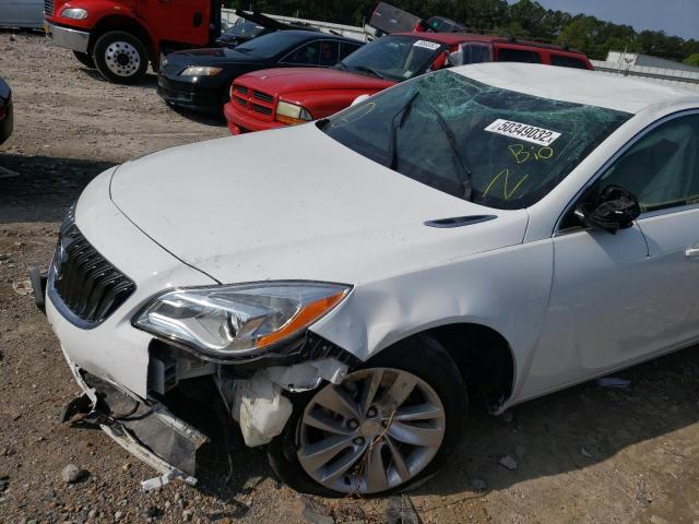 2G4GK5EX5G9156011 - 2016 BUICK REGAL WHITE photo 9