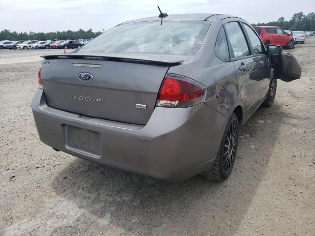 1FAHP3GN5BW124157 - 2011 FORD FOCUS SES GRAY photo 4