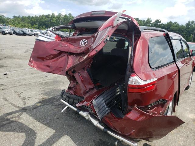 5TDKZ3DC2JS911109 - 2018 TOYOTA SIENNA LE RED photo 9