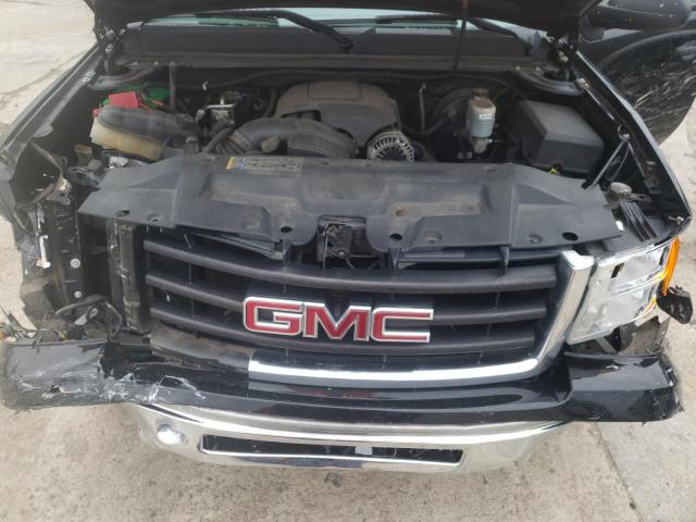 1GTSCVE01AZ157426 - 2010 GMC SIERRA C15 BLACK photo 7