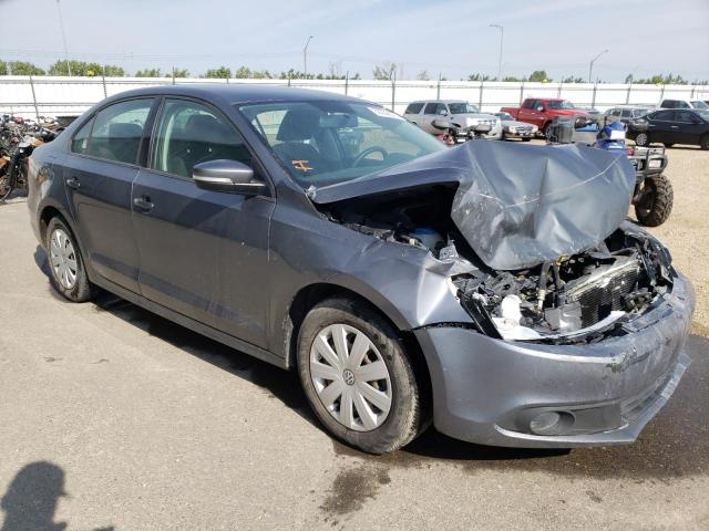 3VW1K7AJ4EM355740 - 2014 VOLKSWAGEN JETTA BASE 灰色 照片 1