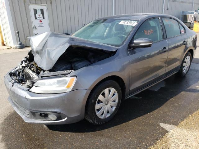 3VW1K7AJ4EM355740 - 2014 VOLKSWAGEN JETTA BASE 灰色 照片 2