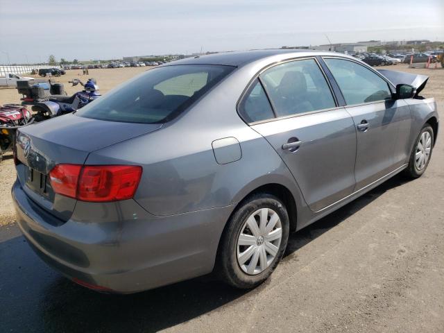 3VW1K7AJ4EM355740 - 2014 VOLKSWAGEN JETTA BASE 灰色 照片 4