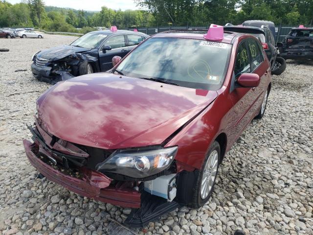 JF1GH6B66AH826629 - 2010 SUBARU IMPREZA 2. RED photo 2