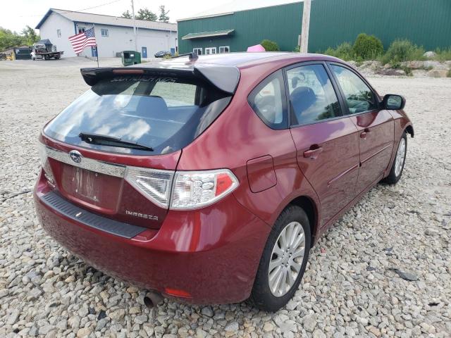 JF1GH6B66AH826629 - 2010 SUBARU IMPREZA 2. RED photo 4