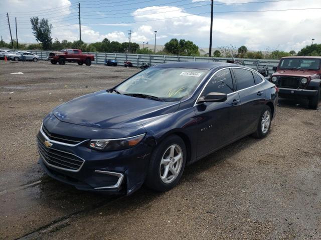 1G1ZB5ST6GF259811 - 2016 CHEVROLET MALIBU LS BLUE photo 2