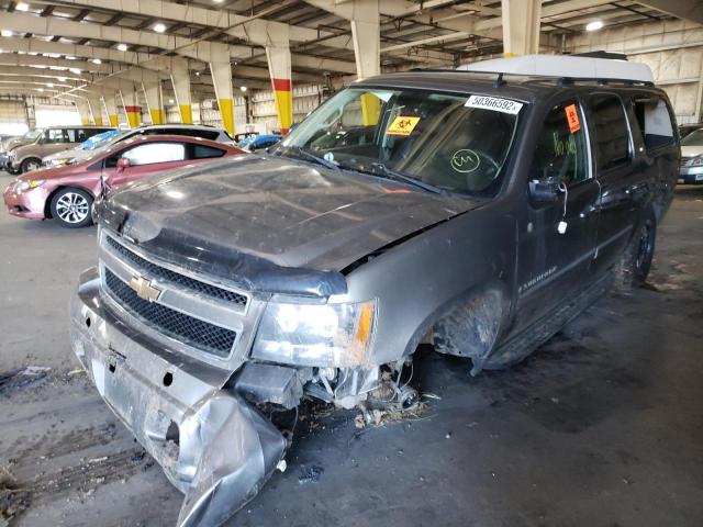 1GNFK16308J248144 - 2008 CHEVROLET SUBURBAN K GRAY photo 2