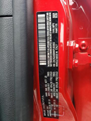 ZACNJABB6KPJ93563 - 2019 JEEP RENEGADE L RED photo 10