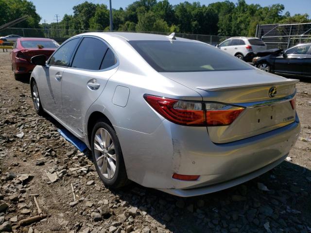 JTHBW1GG8D2002460 - 2013 LEXUS ES 300H SILVER photo 3