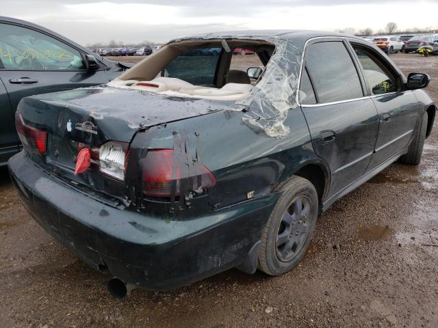 1HGCF86611A037660 - 2001 HONDA ACCORD VAL GREEN photo 4