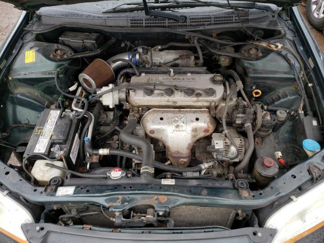 1HGCF86611A037660 - 2001 HONDA ACCORD VAL GREEN photo 7