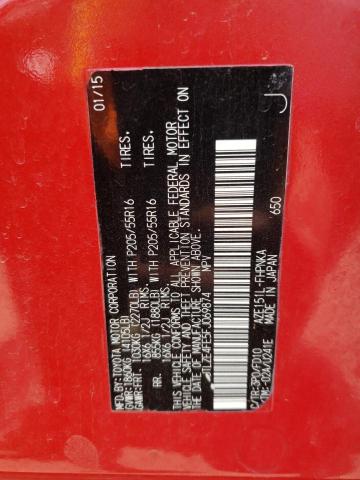 JTLZE4FE5FJ069874 - 2015 TOYOTA SCION XB წითელი ფოტო 10