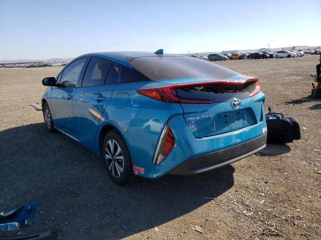JTDKARFP8J3087600 - 2018 TOYOTA PRIUS PRIM 蓝色 照片 3