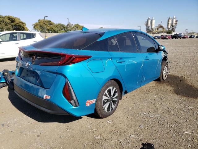 JTDKARFP8J3087600 - 2018 TOYOTA PRIUS PRIM 蓝色 照片 4