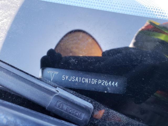 5YJSA1CN1DFP26444 - 2013 TESLA MODEL S Մոխրագույն լուսանկար 10