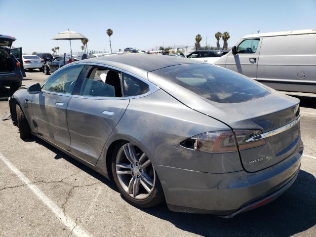 5YJSA1CN1DFP26444 - 2013 TESLA MODEL S Մոխրագույն լուսանկար 3