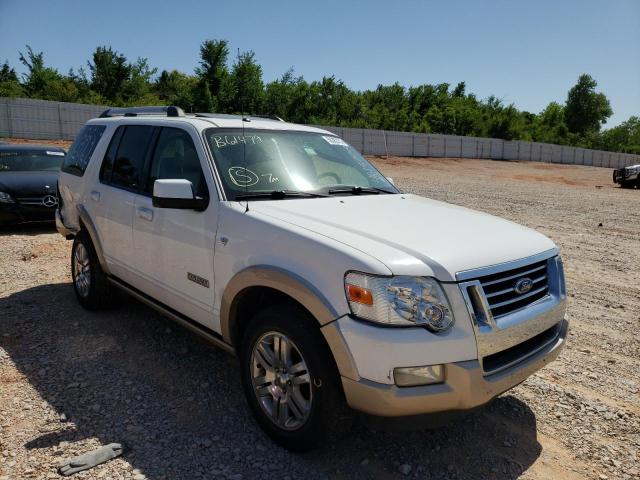 1FMEU74807UB61479 - 2007 FORD EXPLORER E WHITE photo 1