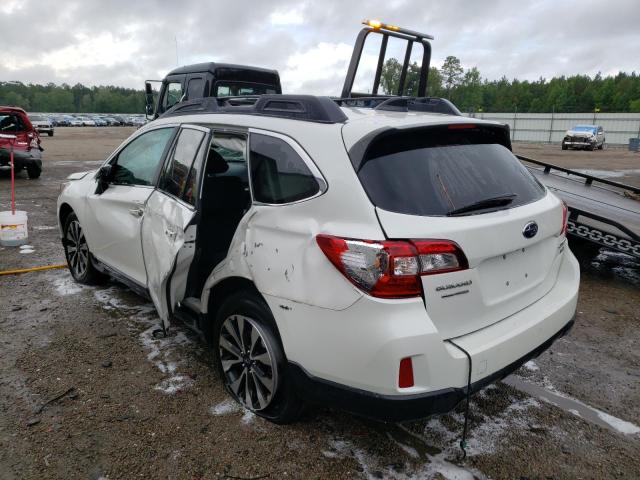 4S4BSENC4G3229028 - 2016 SUBARU OUTBACK 3. WHITE photo 3