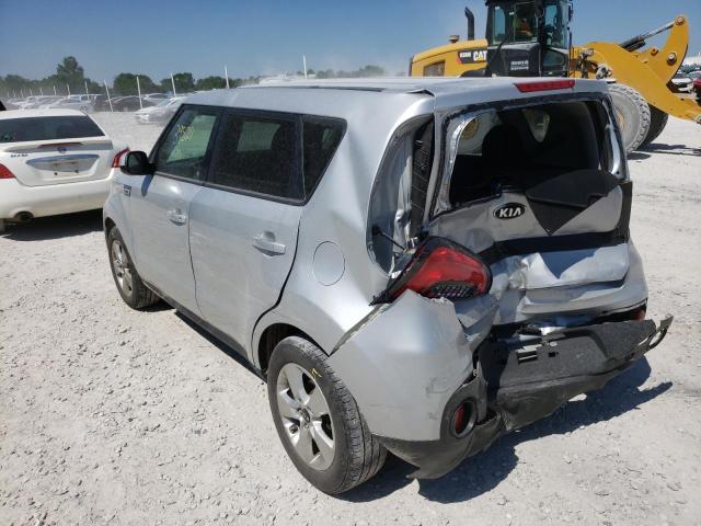 KNDJN2A25H7490925 - 2017 KIA SOUL SILVER photo 3