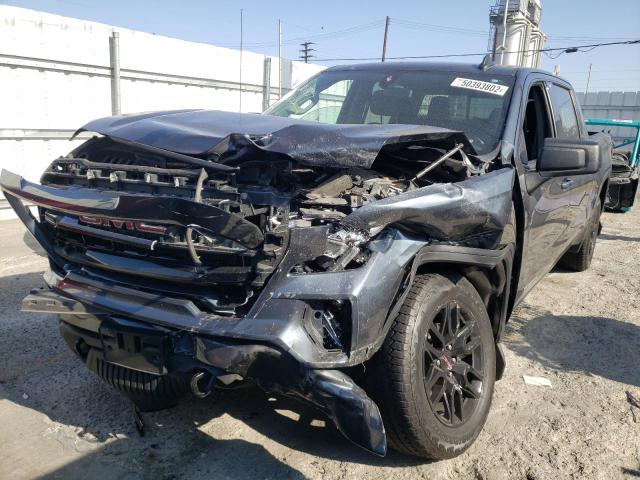 3GTU9CED1MG130701 - 2021 GMC SIERRA K15 GRAY photo 2