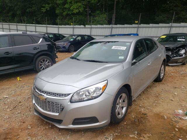 1G11C5SL8FU146656 - 2015 CHEVROLET MALIBU 1LT ვერცხლისფერი ფოტო 2