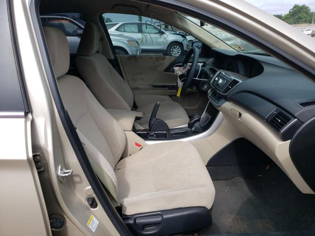 1HGCR2F38DA093318 - 2013 HONDA ACCORD LX TAN photo 5