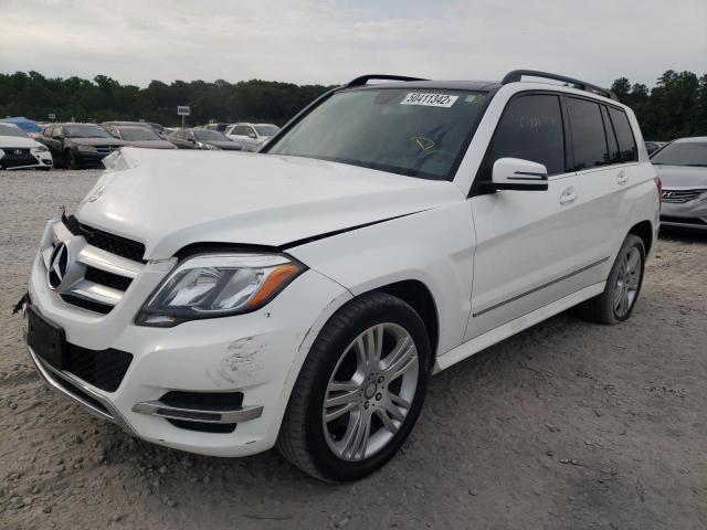 WDCGG8JB4FG401649 - 2015 MERCEDES-BENZ GLK 350 4M WHITE photo 2